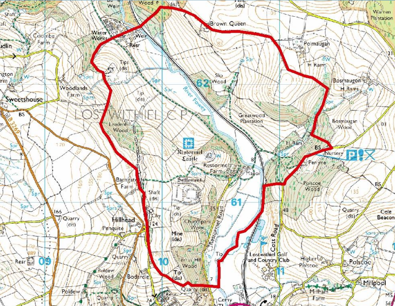 Restormell deer park map