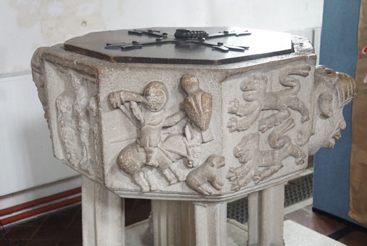 Lostwithiel St Bartholomew font