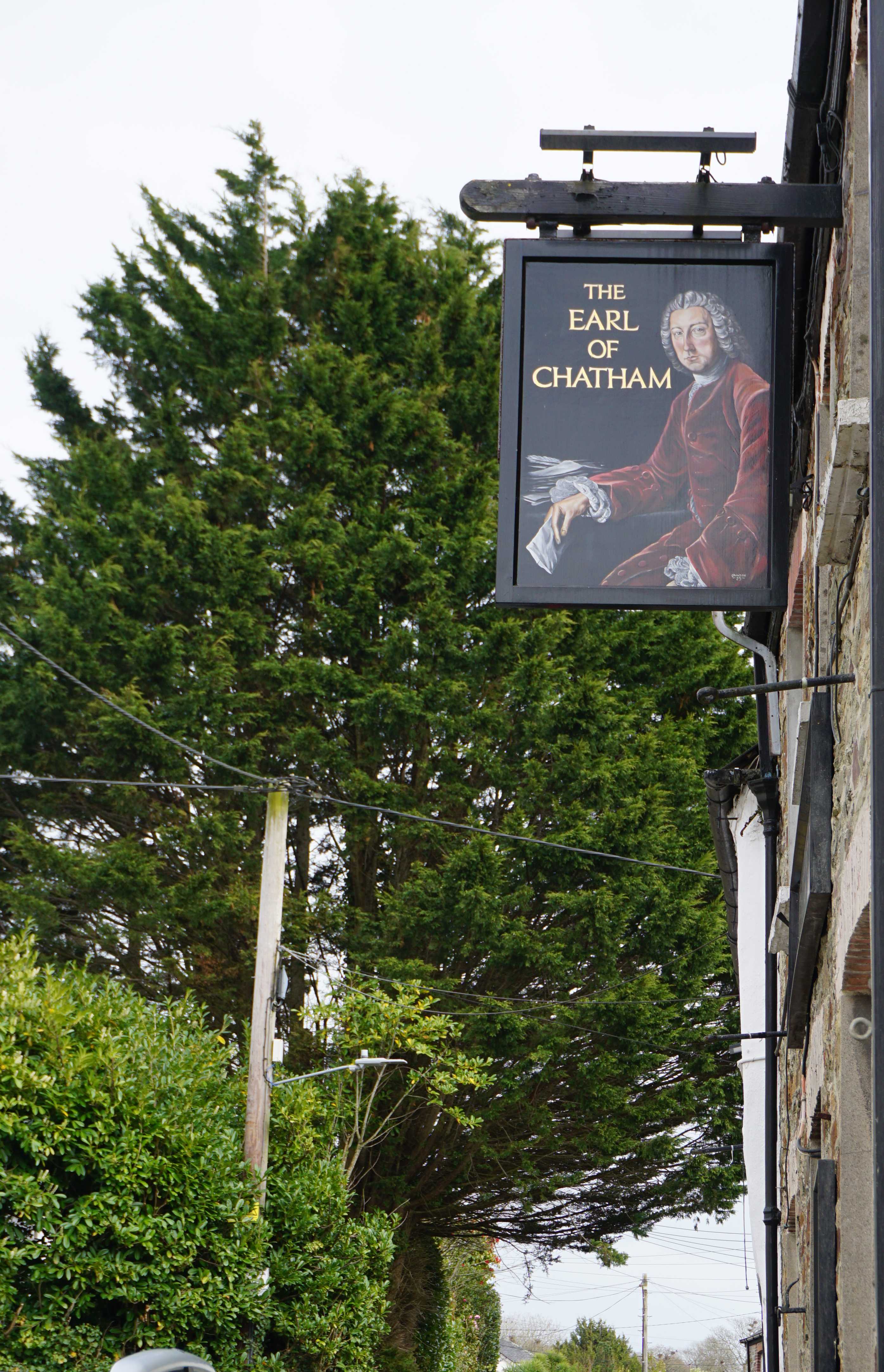 Earl of Chatham sign board